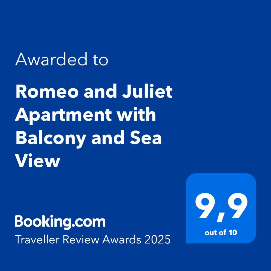 פורץ Romeo And Juliet Apartment With Balcony And Sea View מראה חיצוני תמונה